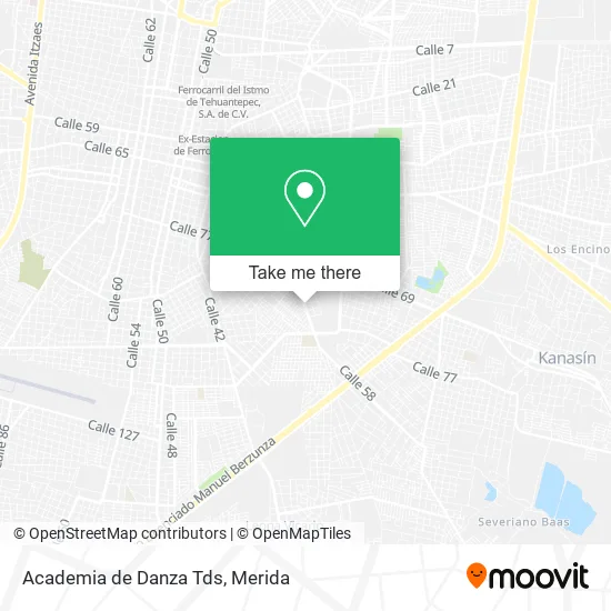 Academia de Danza Tds map