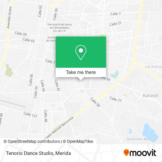Mapa de Tenorio Dance Studio