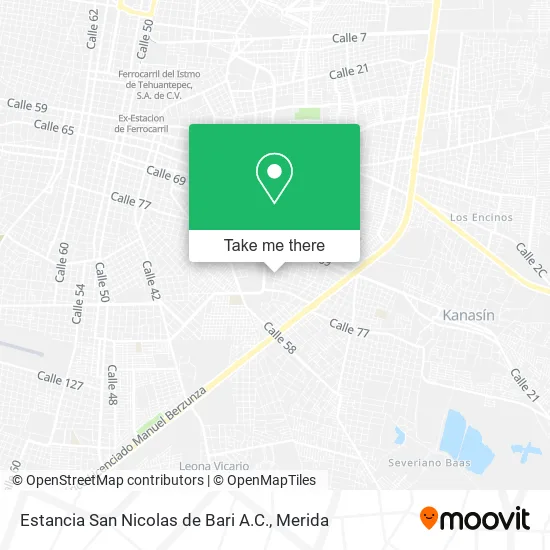 Mapa de Estancia San Nicolas de Bari A.C.