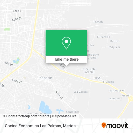 Cocina Economica Las Palmas map