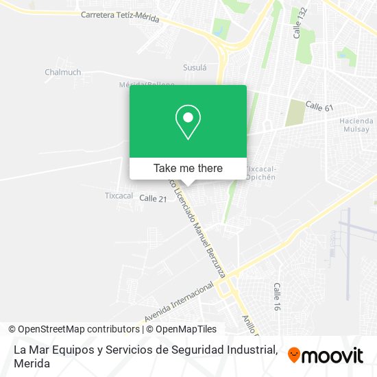 La Mar Equipos y Servicios de Seguridad Industrial map