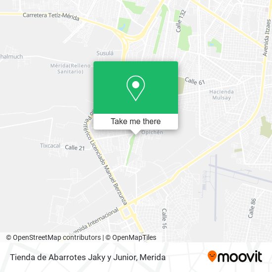 Tienda de Abarrotes Jaky y Junior map