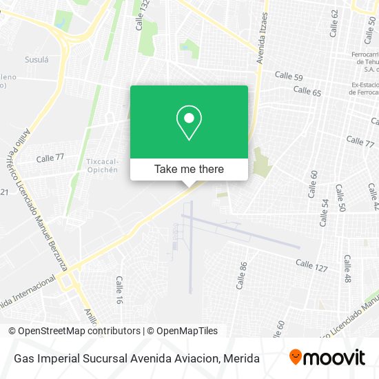 Gas Imperial Sucursal Avenida Aviacion map