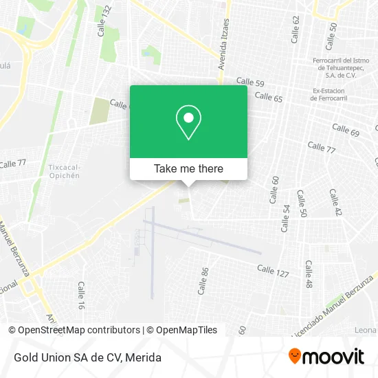 Mapa de Gold Union SA de CV