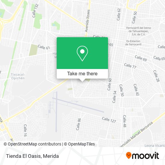 Mapa de Tienda El Oasis