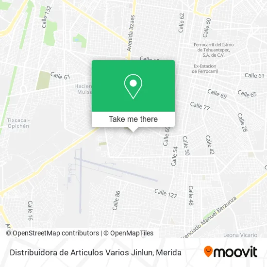 Mapa de Distribuidora de Articulos Varios Jinlun
