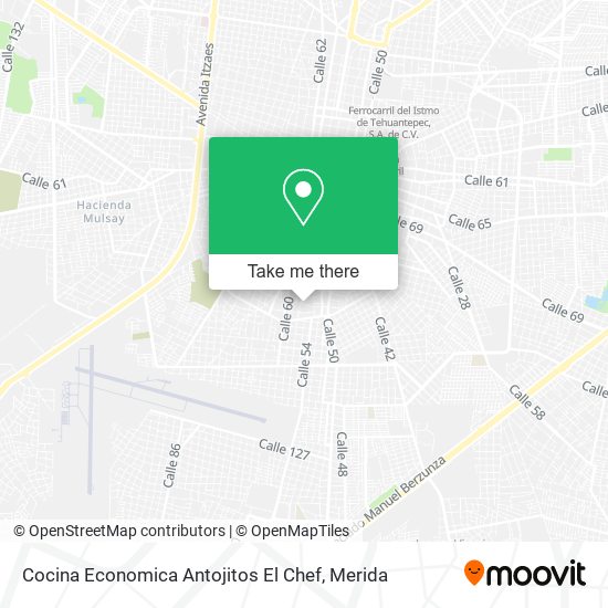 Cocina Economica Antojitos El Chef map