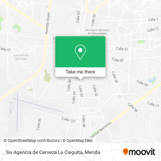 Six Agencia de Cerveza La Cieguita map
