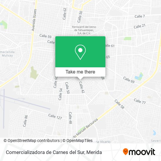 Mapa de Comercializadora de Carnes del Sur
