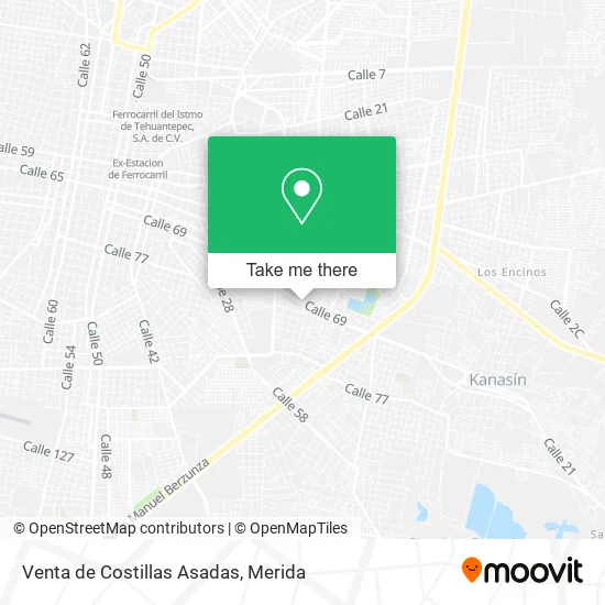 Venta de Costillas Asadas map