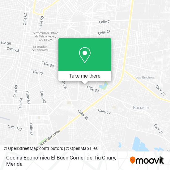 Cocina Economica El Buen Comer de Tia Chary map