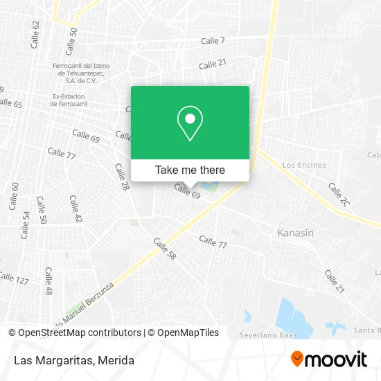 Mapa de Las Margaritas