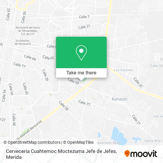 Mapa de Cerveceria Cuahtemoc Moctezuma Jefe de Jefes