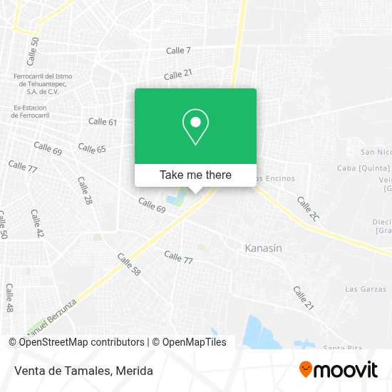 Venta de Tamales map
