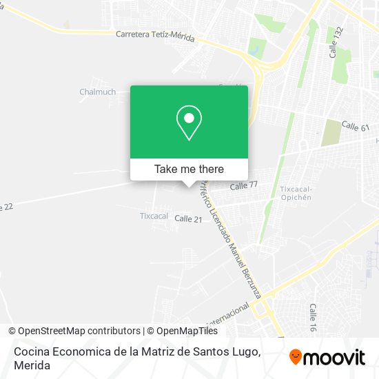 Cocina Economica de la Matriz de Santos Lugo map