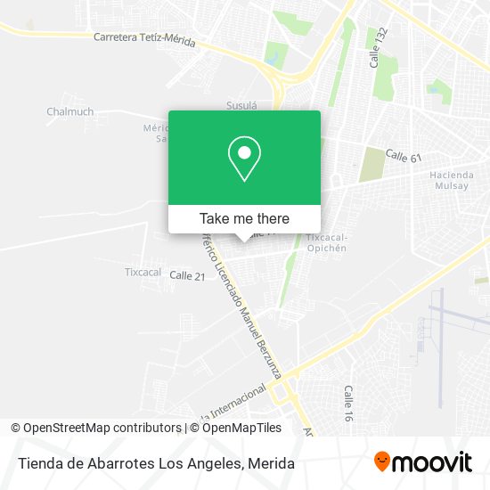 Tienda de Abarrotes Los Angeles map