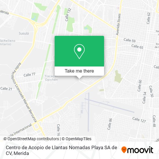 Centro de Acopio de Llantas Nomadas Playa SA de CV map