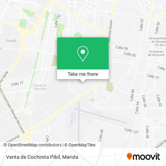 Venta de Cochinita Pibil map