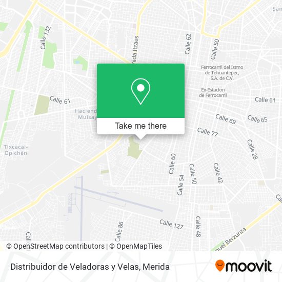 Mapa de Distribuidor de Veladoras y Velas