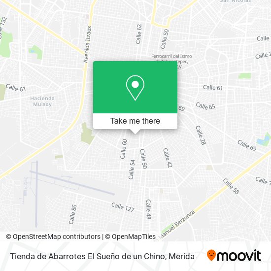 Tienda de Abarrotes El Sueño de un Chino map