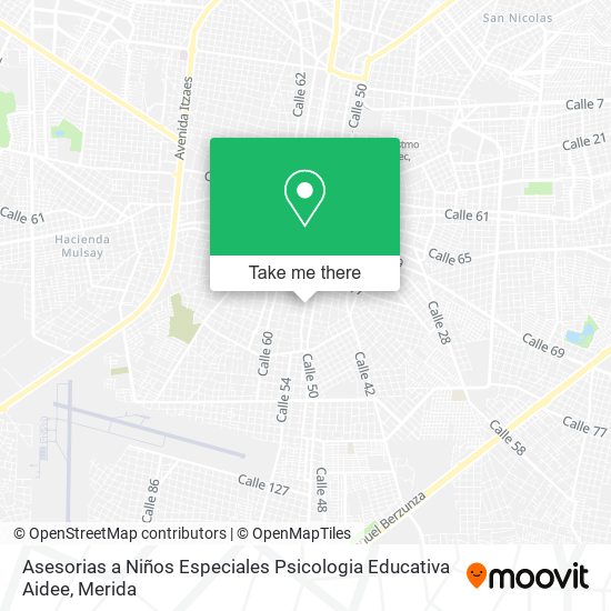 Asesorias a Niños Especiales Psicologia Educativa Aidee map