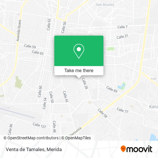 Venta de Tamales map