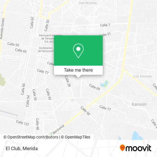 Mapa de El Club