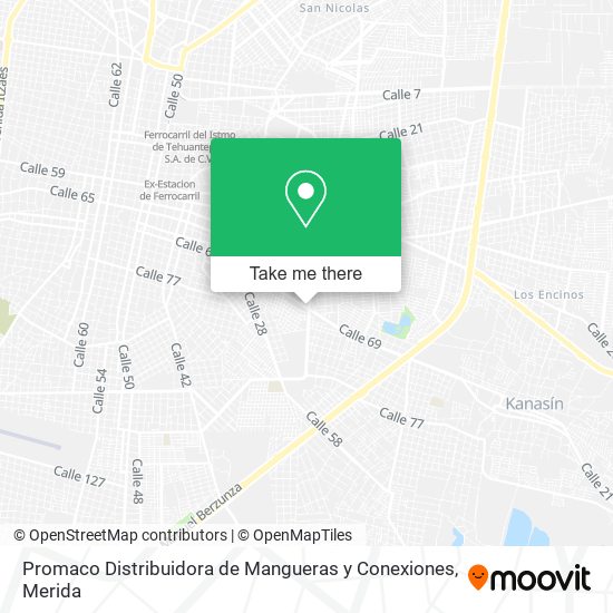 Promaco Distribuidora de Mangueras y Conexiones map