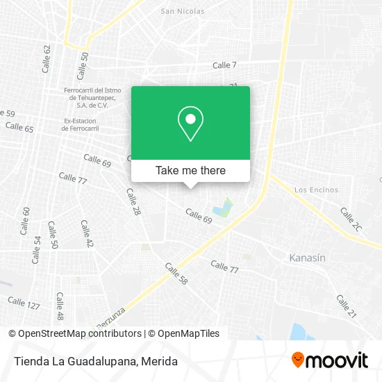 Tienda La Guadalupana map