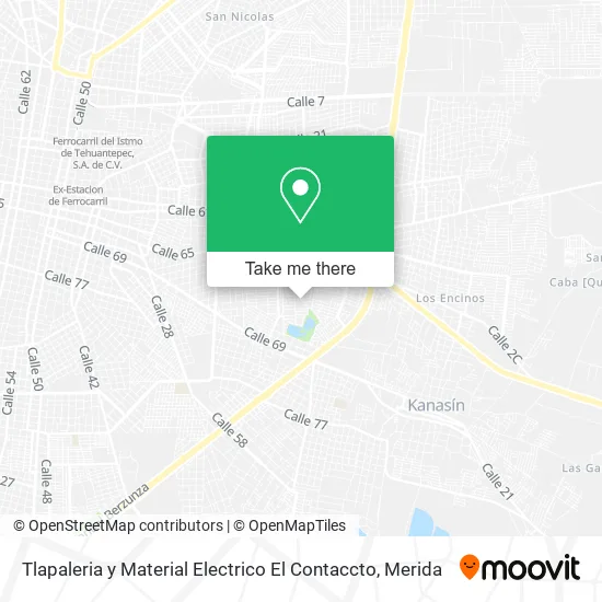 Tlapaleria y Material Electrico El Contaccto map