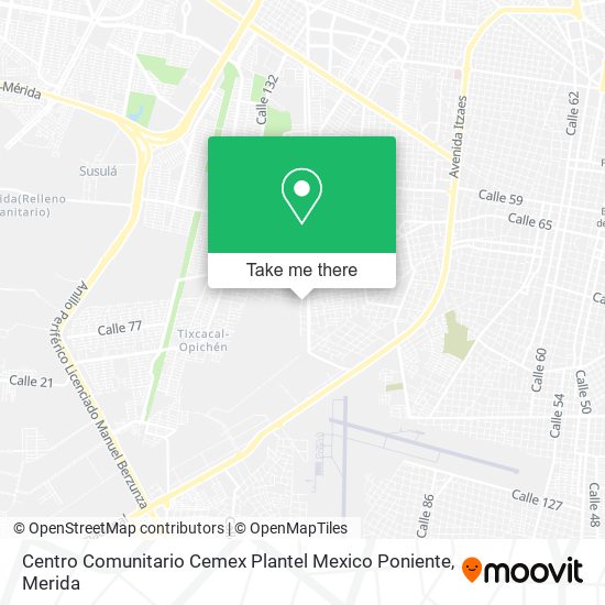 Centro Comunitario Cemex Plantel Mexico Poniente map