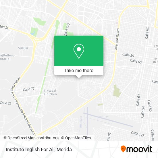 Instituto Inglish For All map