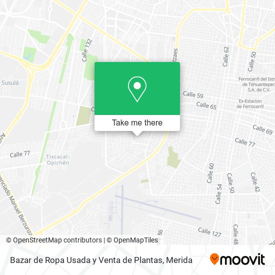 Bazar de Ropa Usada y Venta de Plantas map