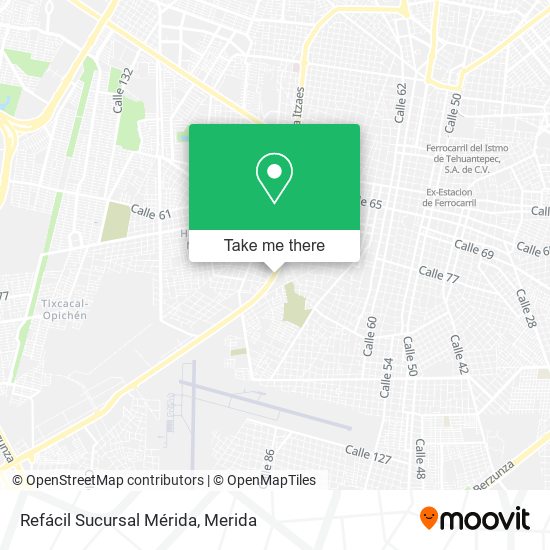 Refácil Sucursal Mérida map