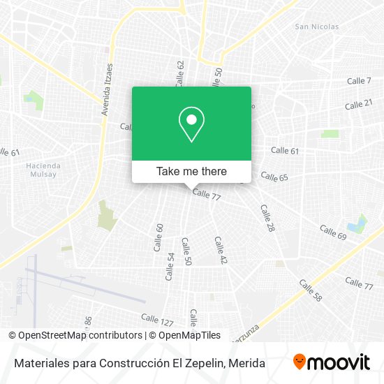 Materiales para Construcción El Zepelin map