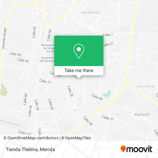 Tienda Thelma map