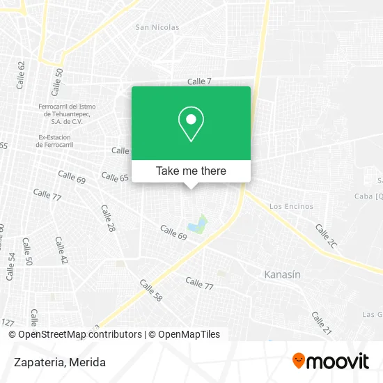 Mapa de Zapateria