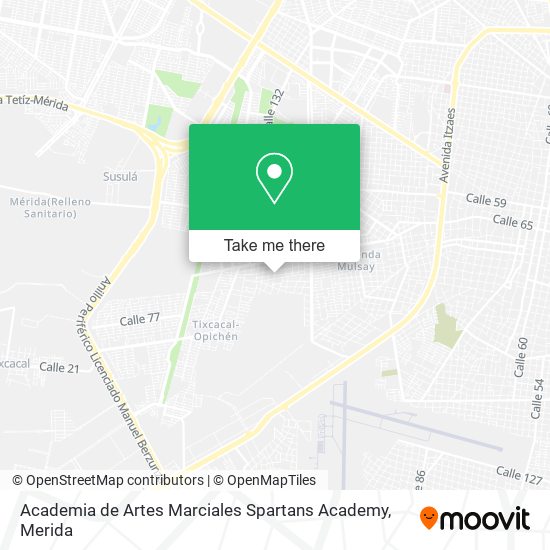 Academia de Artes Marciales Spartans Academy map