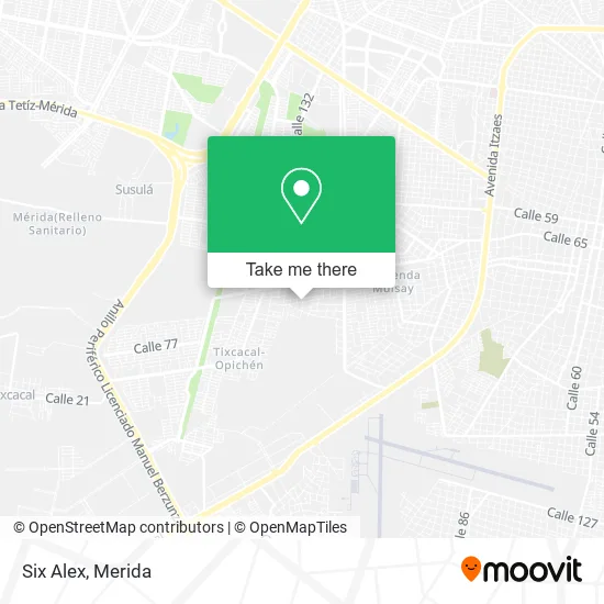 Mapa de Six Alex