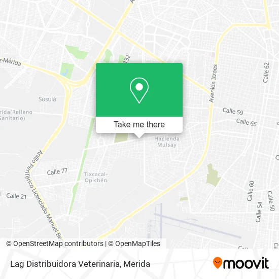 Mapa de Lag Distribuidora Veterinaria