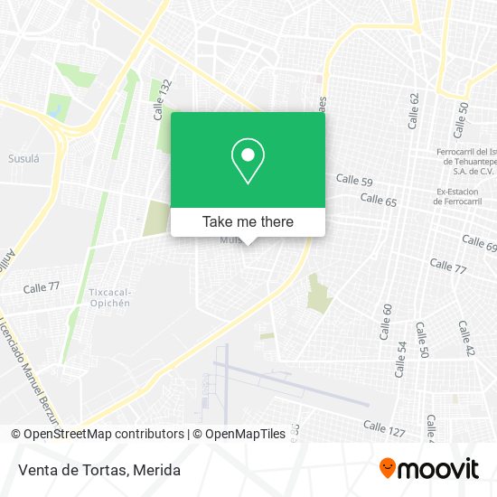 Venta de Tortas map