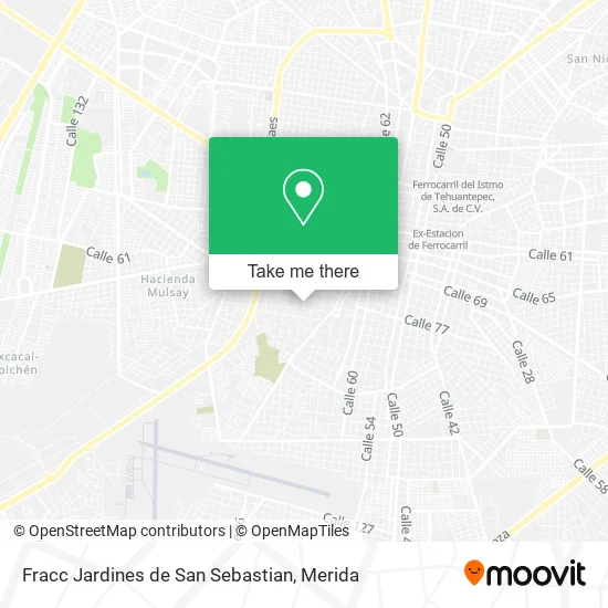 Mapa de Fracc Jardines de San Sebastian