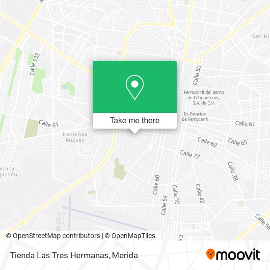 Mapa de Tienda Las Tres Hermanas