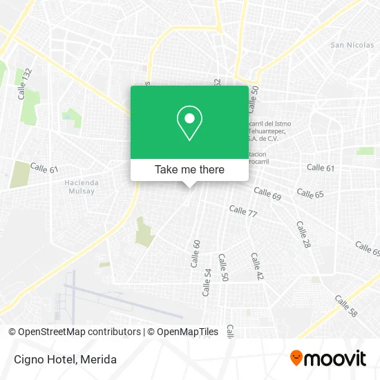 Mapa de Cigno Hotel