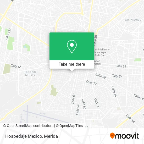 Hospedaje Mexico map