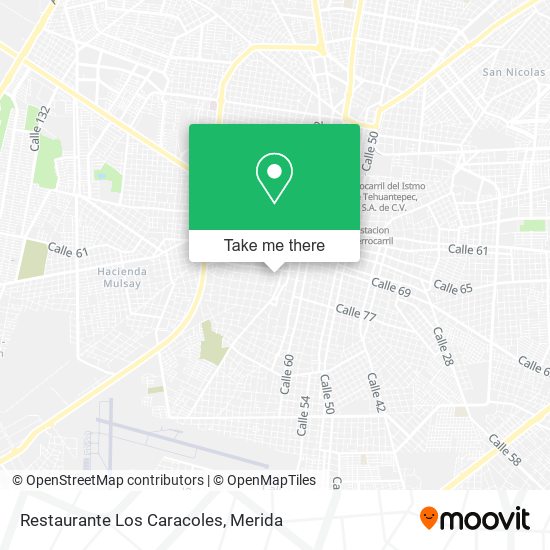 Mapa de Restaurante Los Caracoles
