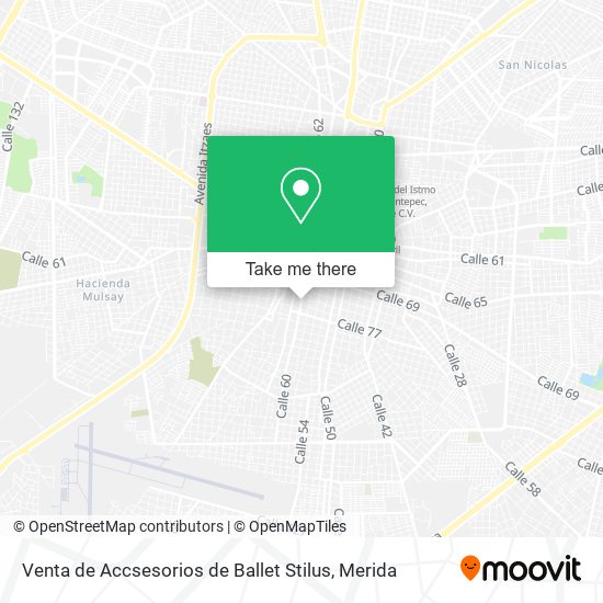 Venta de Accsesorios de Ballet Stilus map