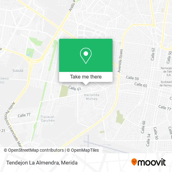 Mapa de Tendejon La Almendra