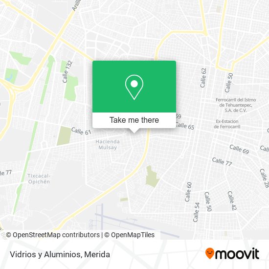 Mapa de Vidrios y Aluminios