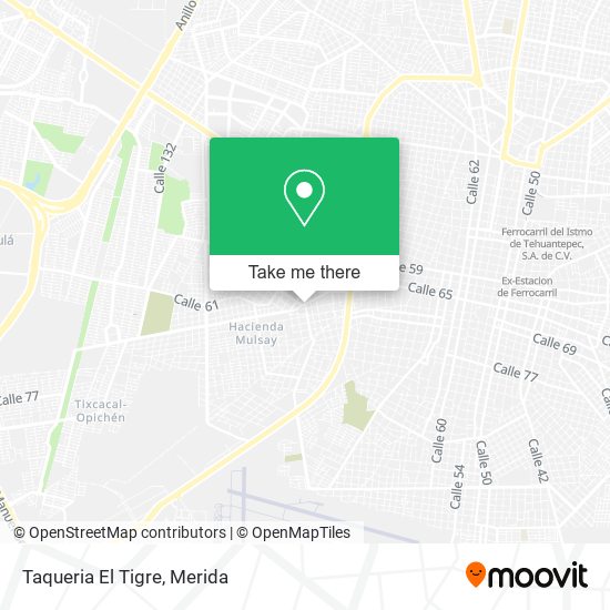 Mapa de Taqueria El Tigre